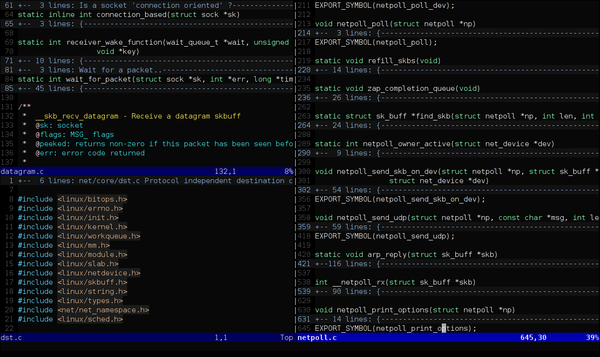 Vim development setup